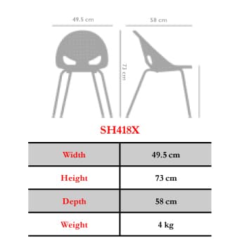 صندلی تکنفره OCF418X نیلپر — تصویر ۳