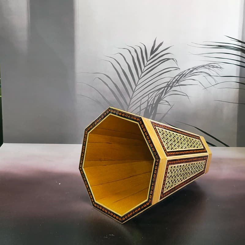 سطل خاتم کاری چوبی — تصویر ۵
