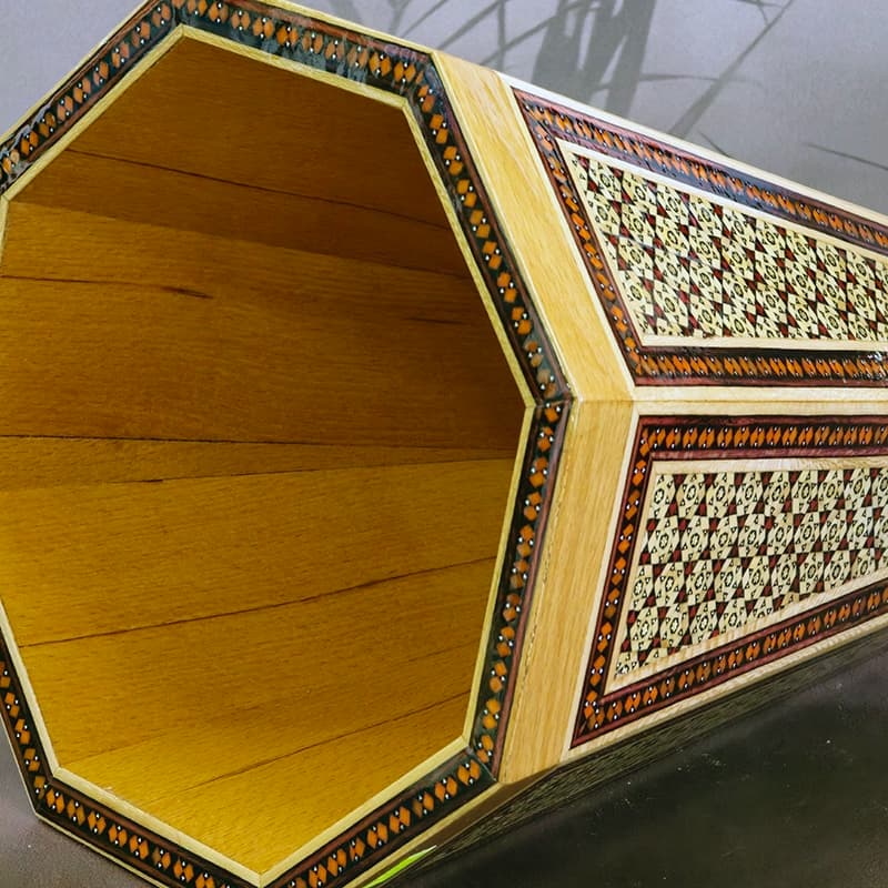 سطل خاتم کاری چوبی — تصویر ۶