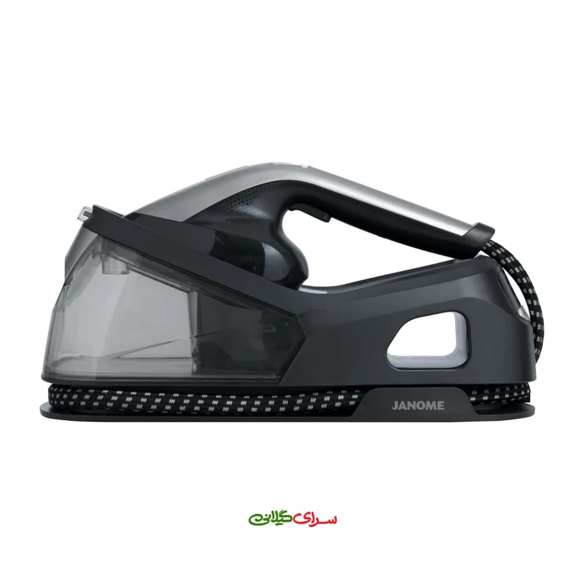 اتو بخار 2400 وات کفی AIRGLIDE مشکی ژانومه مدل GHB8640 — تصویر ۳