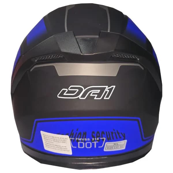 کلاه کاسکت بدون فک دی ای وان مدل عینکدار کد DA1_405_BLU — تصویر ۲