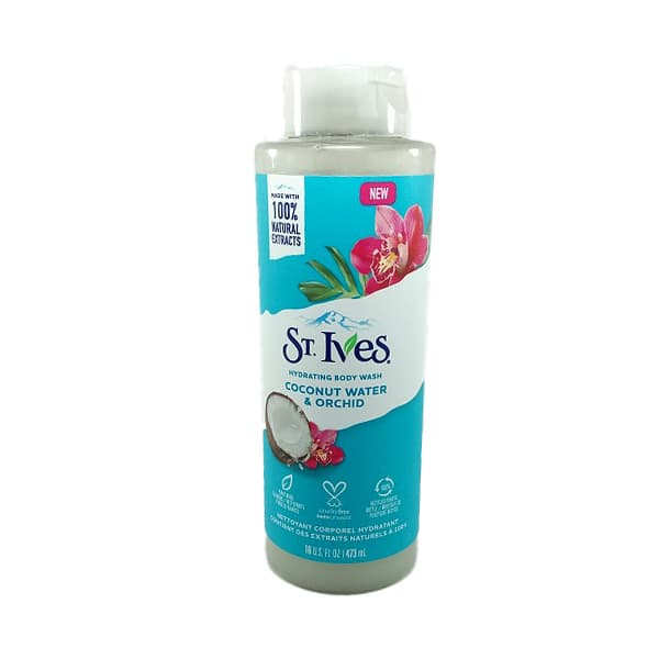 شامپو بدن آبرسان نارگیل و ارکیده سینت ایوز (اصلی) – St. Ives Softening Coconut & Orchid Body Wash