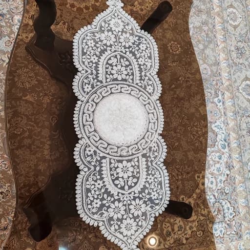 رانر جلو مبلی و میز غذاخوری چهار نفره مدل ورساچه — تصویر ۵