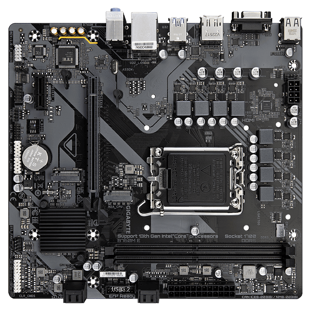مادربرد گیگابایت B760 ME DDR5 — تصویر ۴