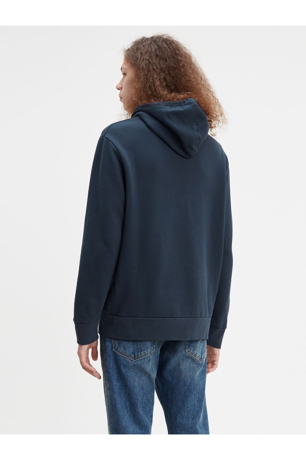 سویشرت لیوایز مردانه پنبه ای آبی اسپرت اسلوگان Regular/رگولار بیسیک اسپرت | Levi’s 19622-0007 TR — تصویر ۳