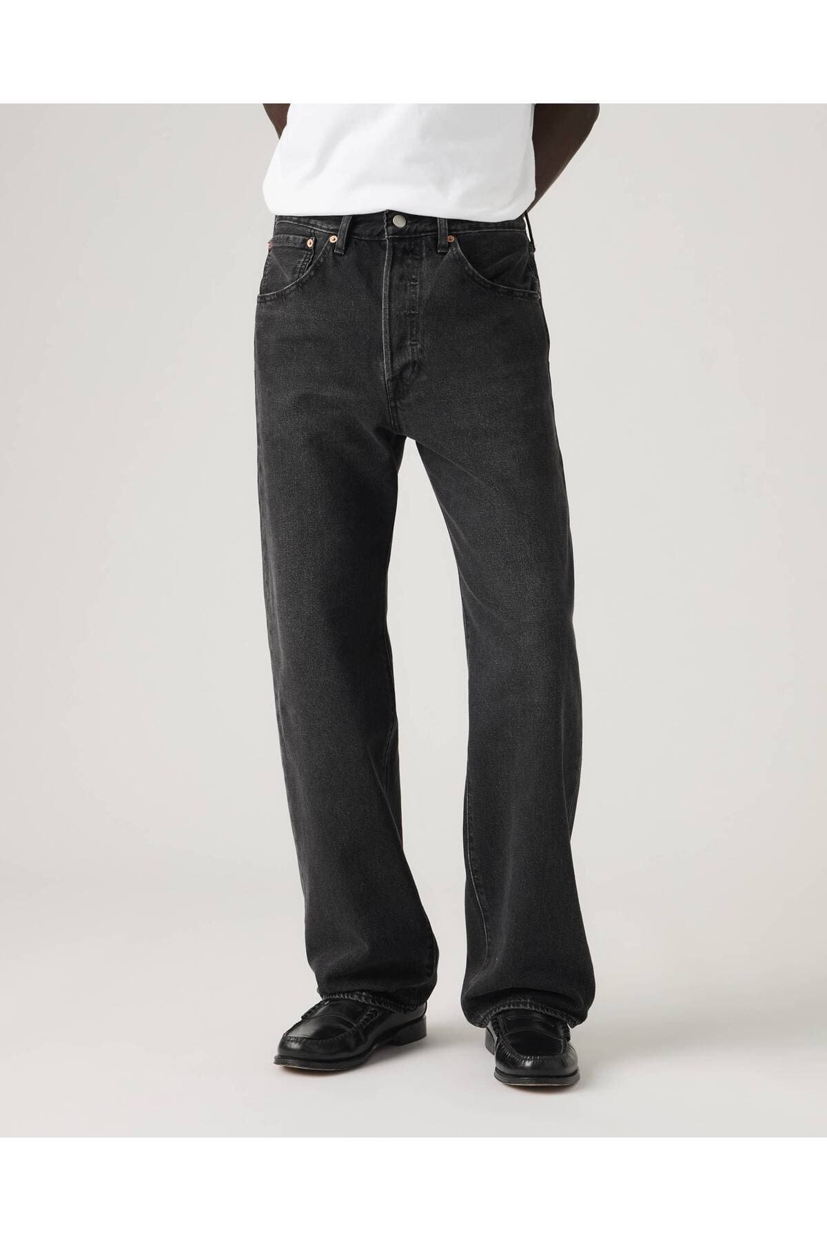 شلوار جین لیوایز مردانه جین مشکی راسته Loose / لش فاق نرمال Loose / لش Daily/روزانه | Levi’s 0057U-0005 EG — تصویر ۴