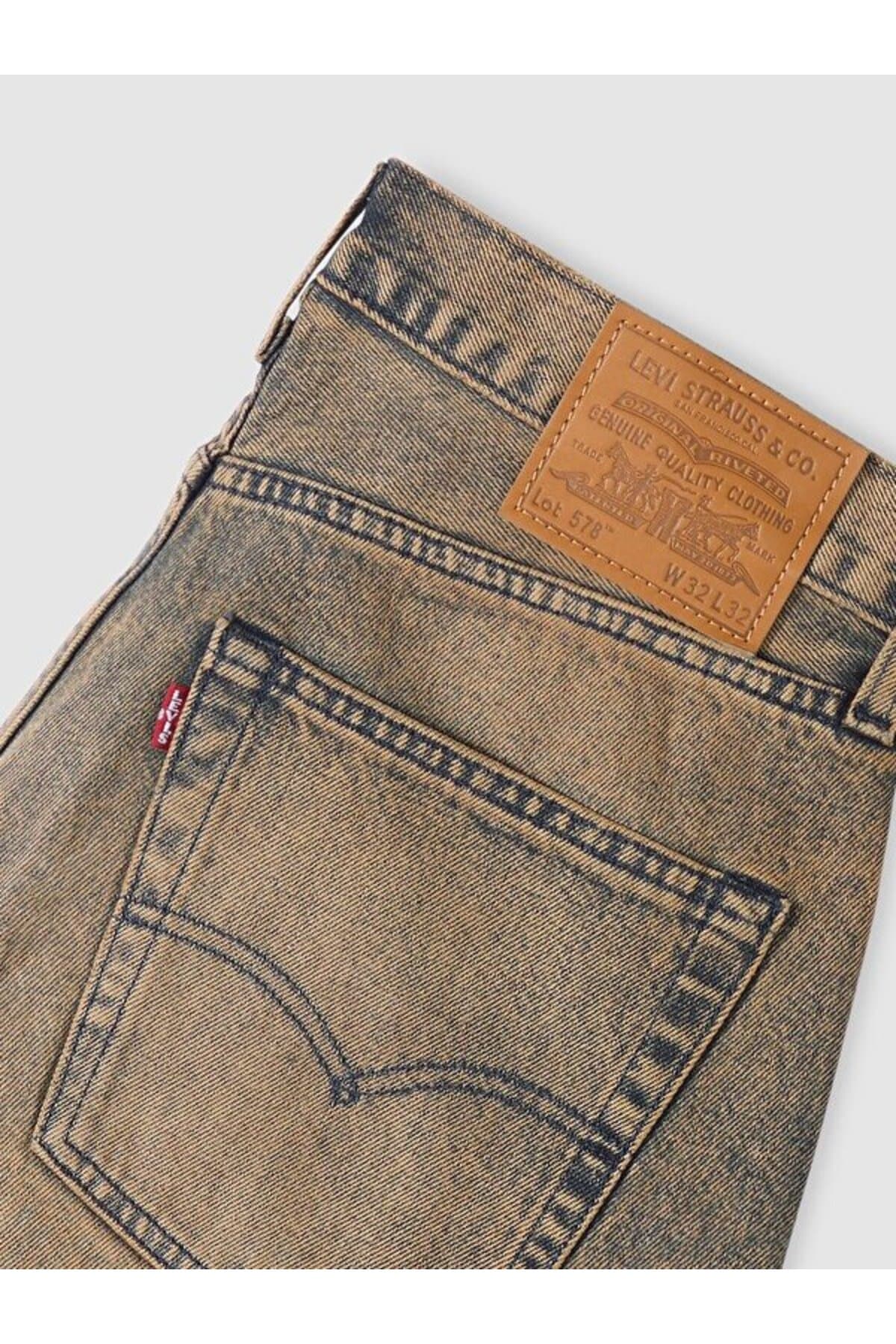 شلوار جین لیوایز مردانه جین آبی راسته Regular/رگولار فاق نرمال Loose / لش Daily/روزانه | Levi’s A475001140 PK — تصویر ۸