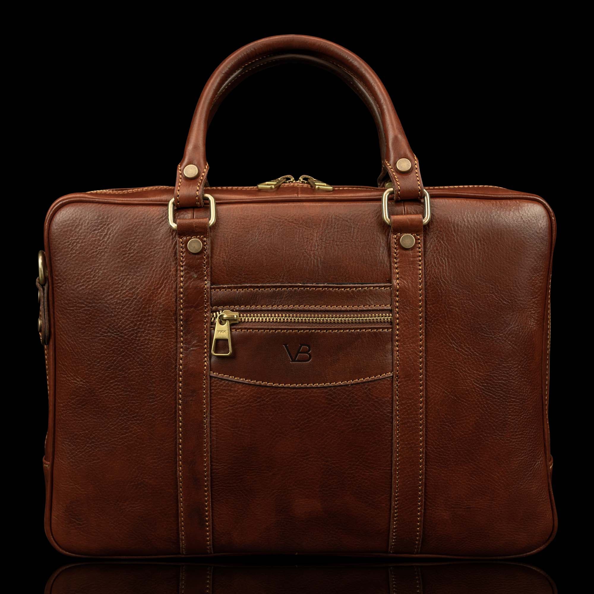 کیف اداری چرم طبیعی مدل Office Bag 18 | سیلوا چرم — تصویر ۲