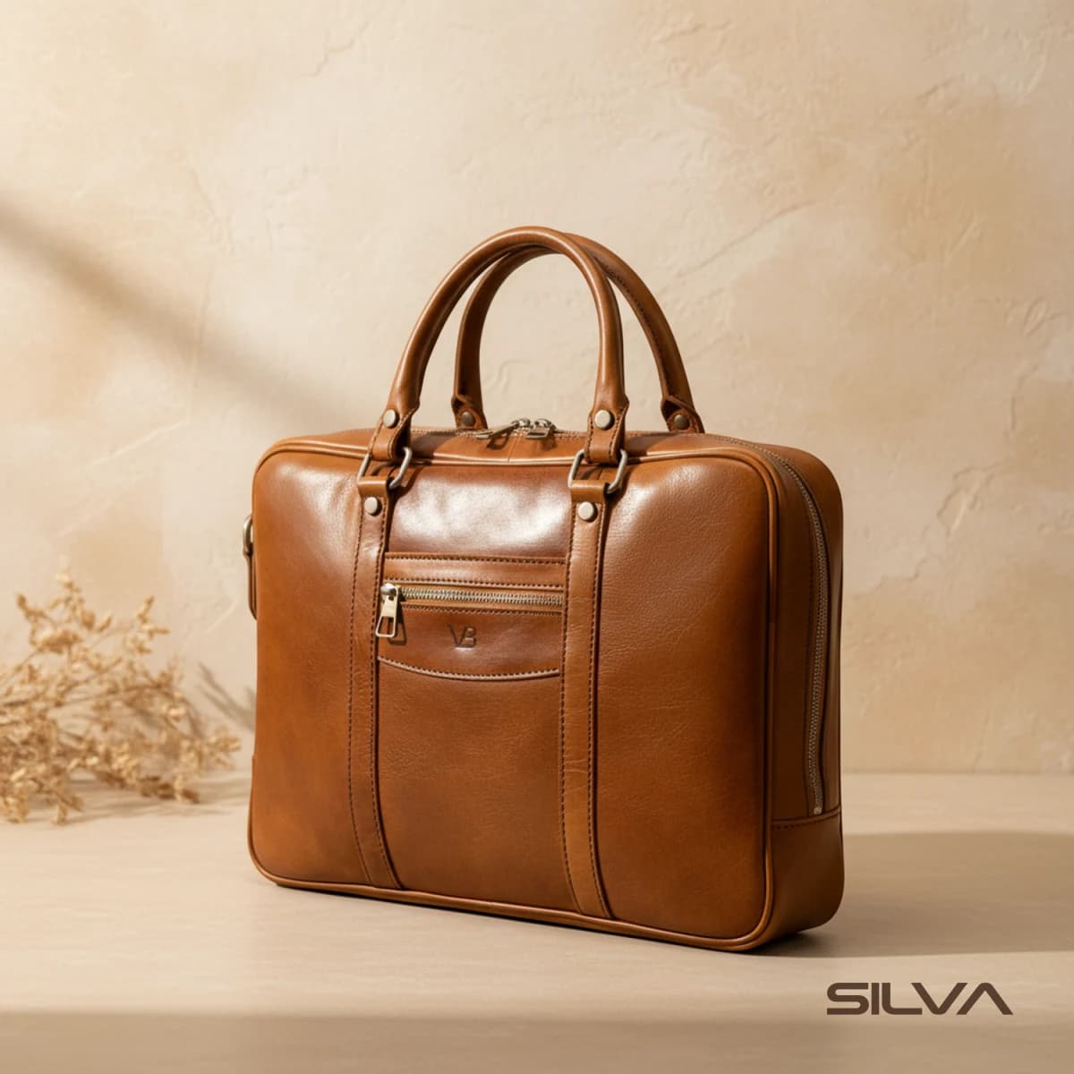 کیف اداری چرم طبیعی مدل Office Bag 18 | سیلوا چرم