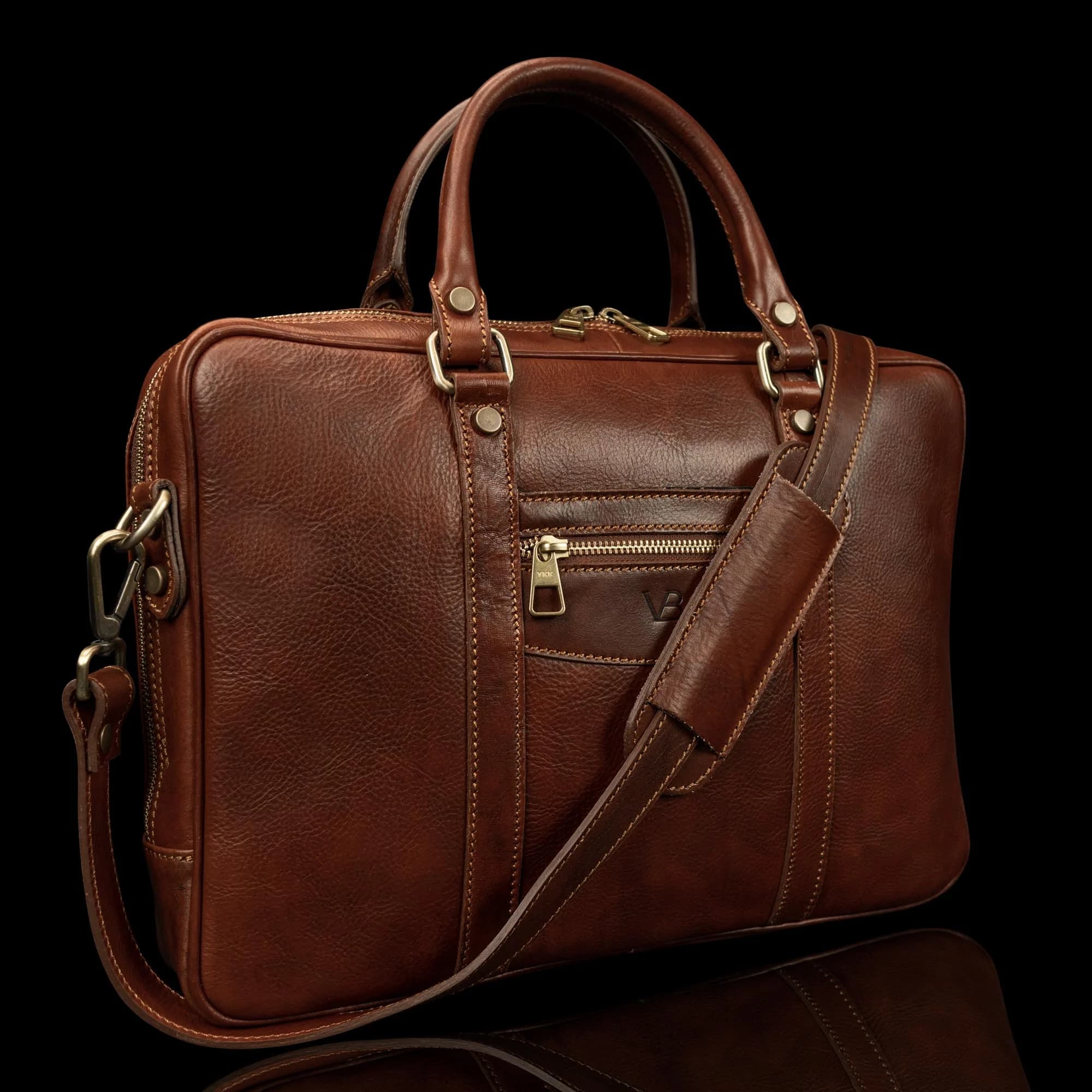 کیف اداری چرم طبیعی مدل Office Bag 18 | سیلوا چرم — تصویر ۸
