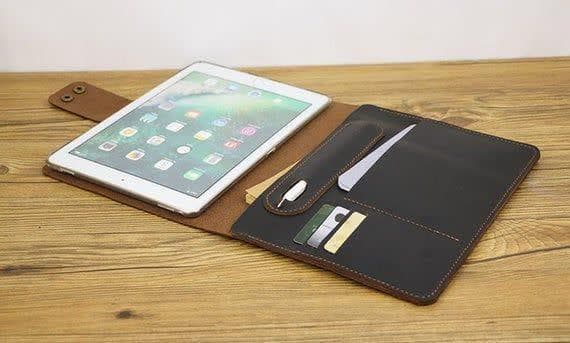 کیف تبلت چرم طبیعی مدل Tablet Bag 12 | سیلوا چرم — تصویر ۲