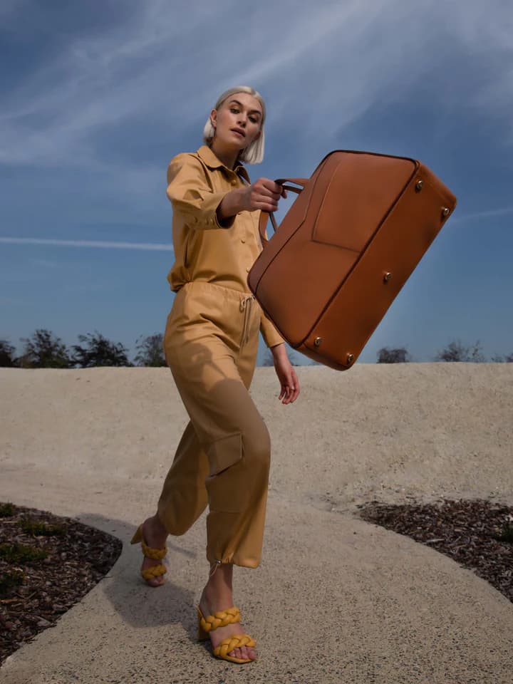 کیف اداری چرم طبیعی مدل Office Bag 07 | سیلوا چرم — تصویر ۶