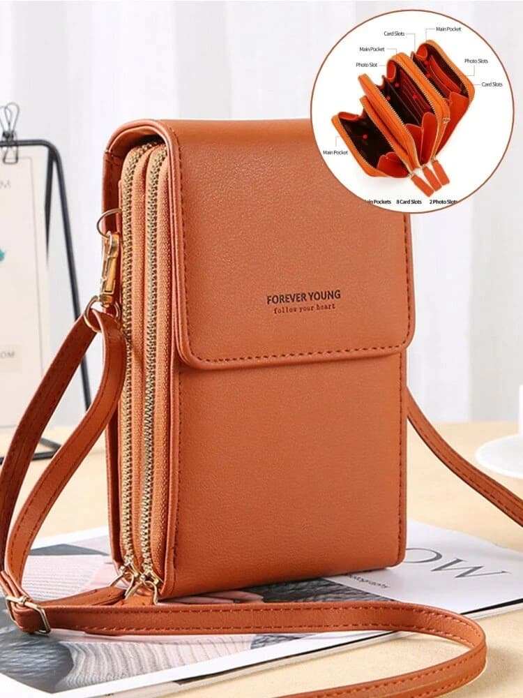 کیف دوشی چرم طبیعی مدل Shoulder Bag 13 | سیلوا چرم — تصویر ۷