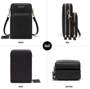 کیف دوشی چرم طبیعی مدل Shoulder Bag 01 | سیلوا چرم — تصویر ۷