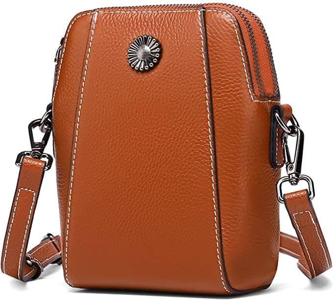 کیف دوشی چرم طبیعی مدل Shoulder Bag 07 | سیلوا چرم — تصویر ۳