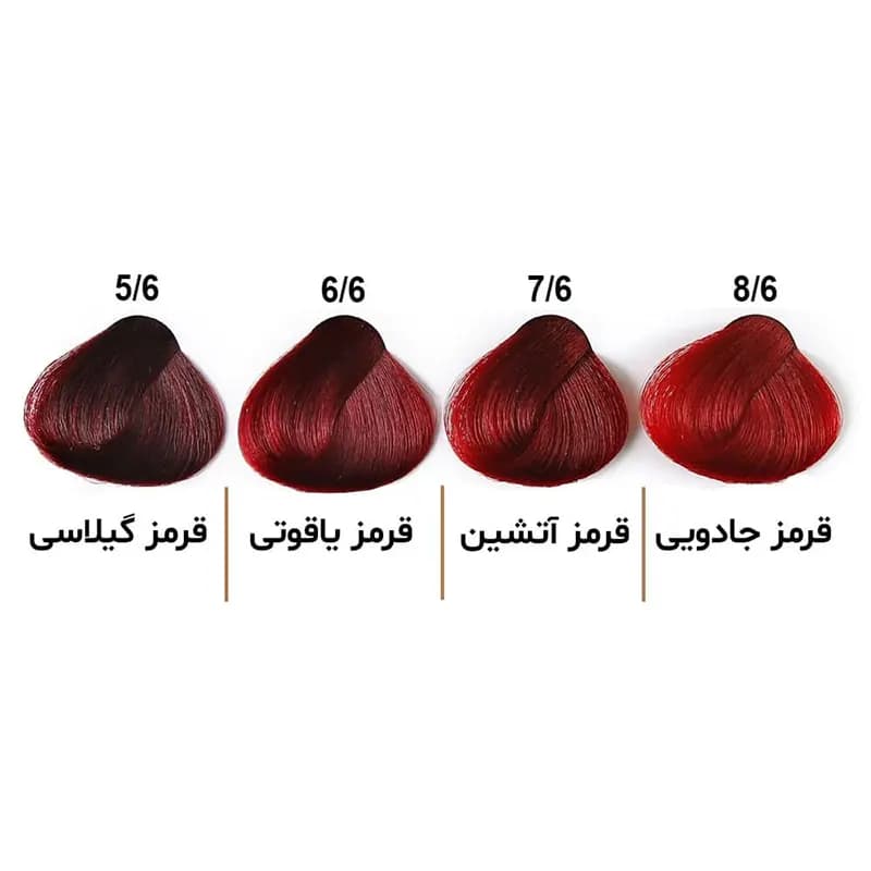رنگ مو الوکسین Eloxin – سری قرمز حجم ۱۲۰ میل — تصویر ۲