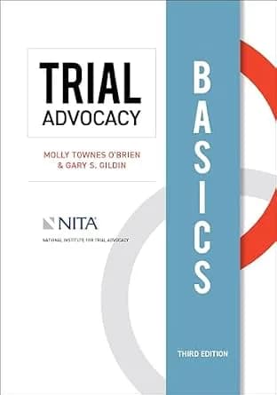 و دانلود نسخه کامل کتاب زبان اصلی Trial Advocacy Basics (NITA) | دانلود کتاب خارجی