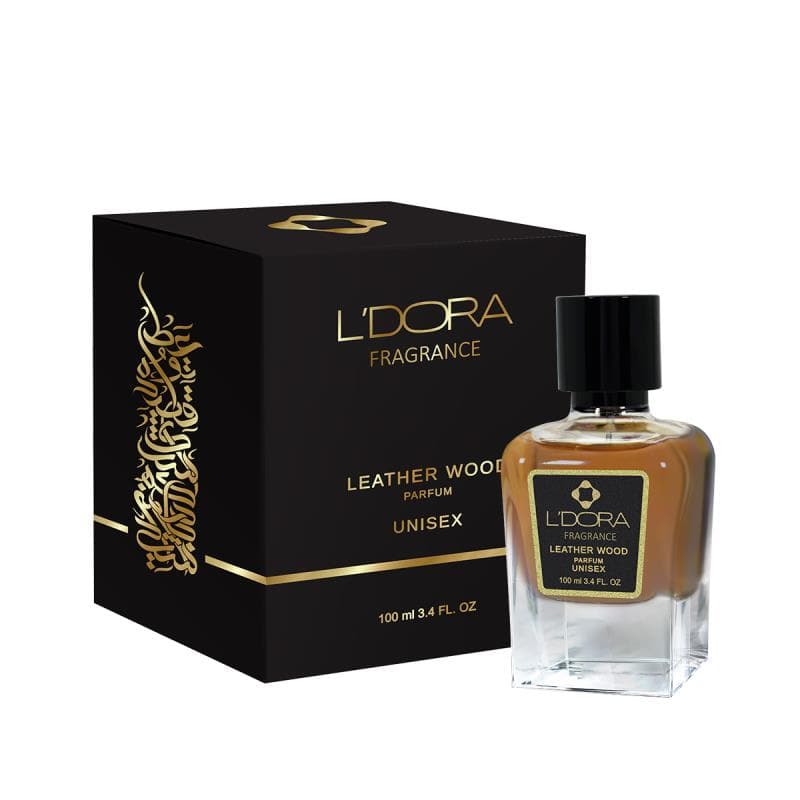 پرفیوم نیش لدورا فرگرنس مدل LEATHER WOOD حجم 100 میلیلیتر — تصویر ۲