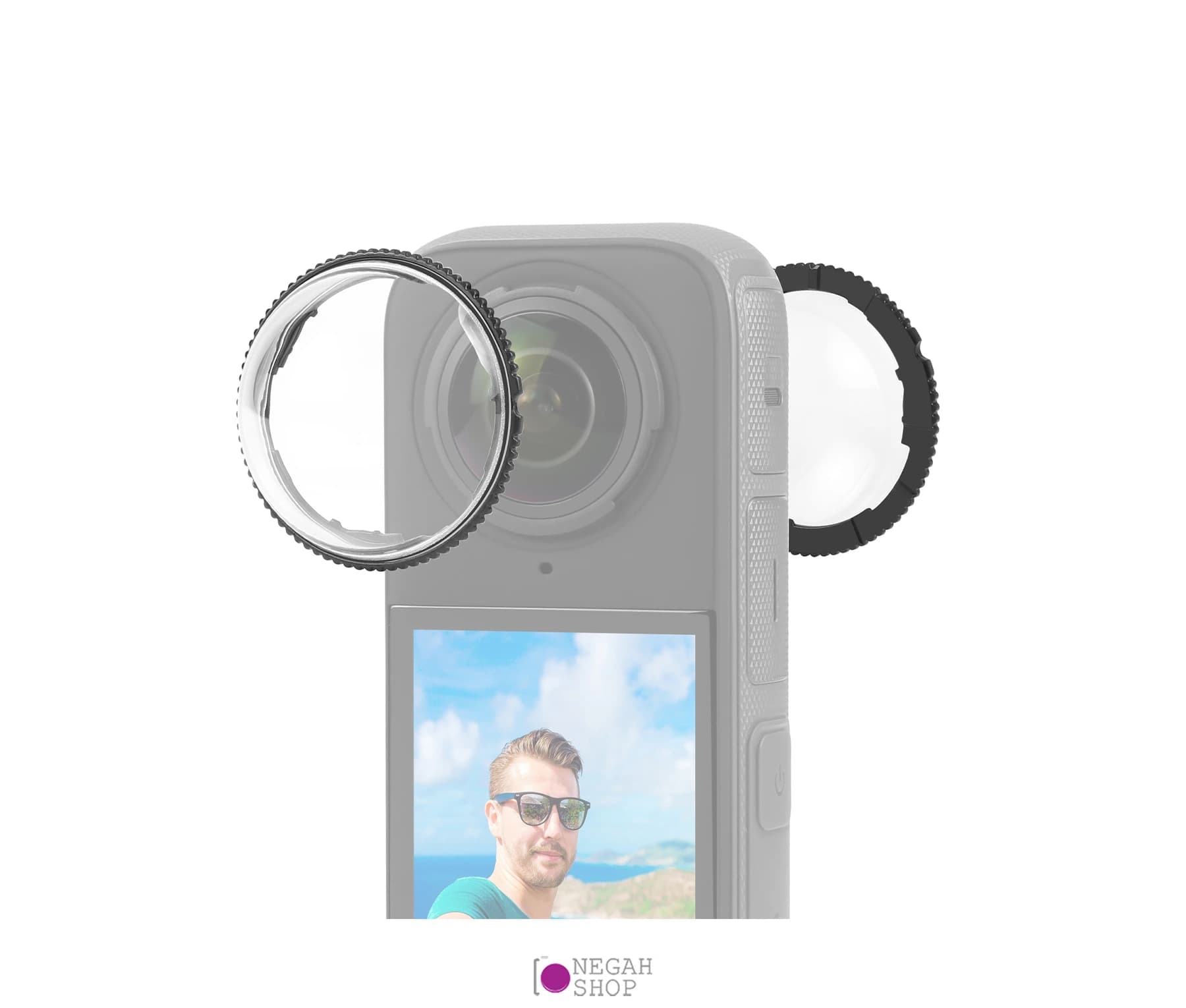 محافظ لنز دوربین Insta360 X4 مدل Puluz PU989T