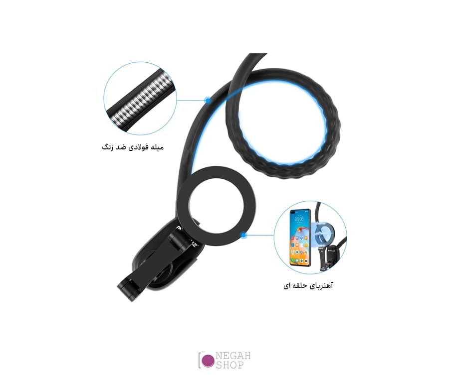 هولدر گردنی مگنتی موبایل و دوربین ورزشی پلوز Puluz PU947B — تصویر ۴