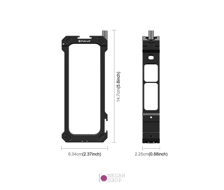کیج فلزی دوربین Insta360 X4 پلوز مدل Puluz PU941B — تصویر ۳