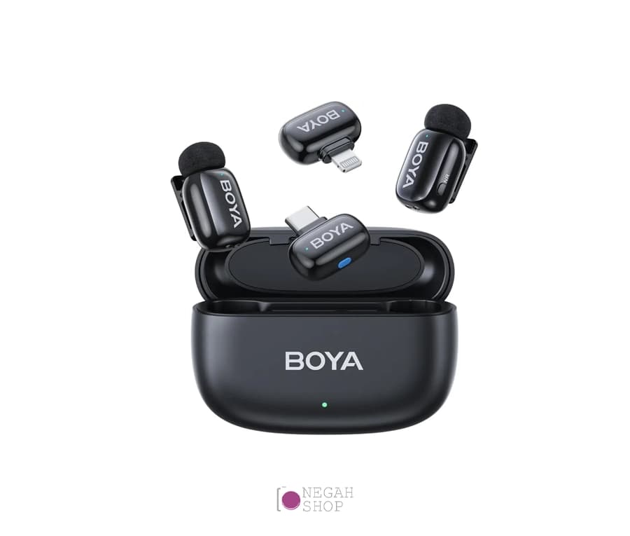 میکروفون بی سیم بویا Boya Mini 12 Combo مشکی