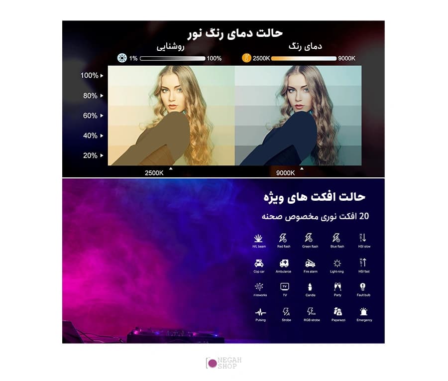 باتوم لایت پلوز Puluz PU4139 — تصویر ۳