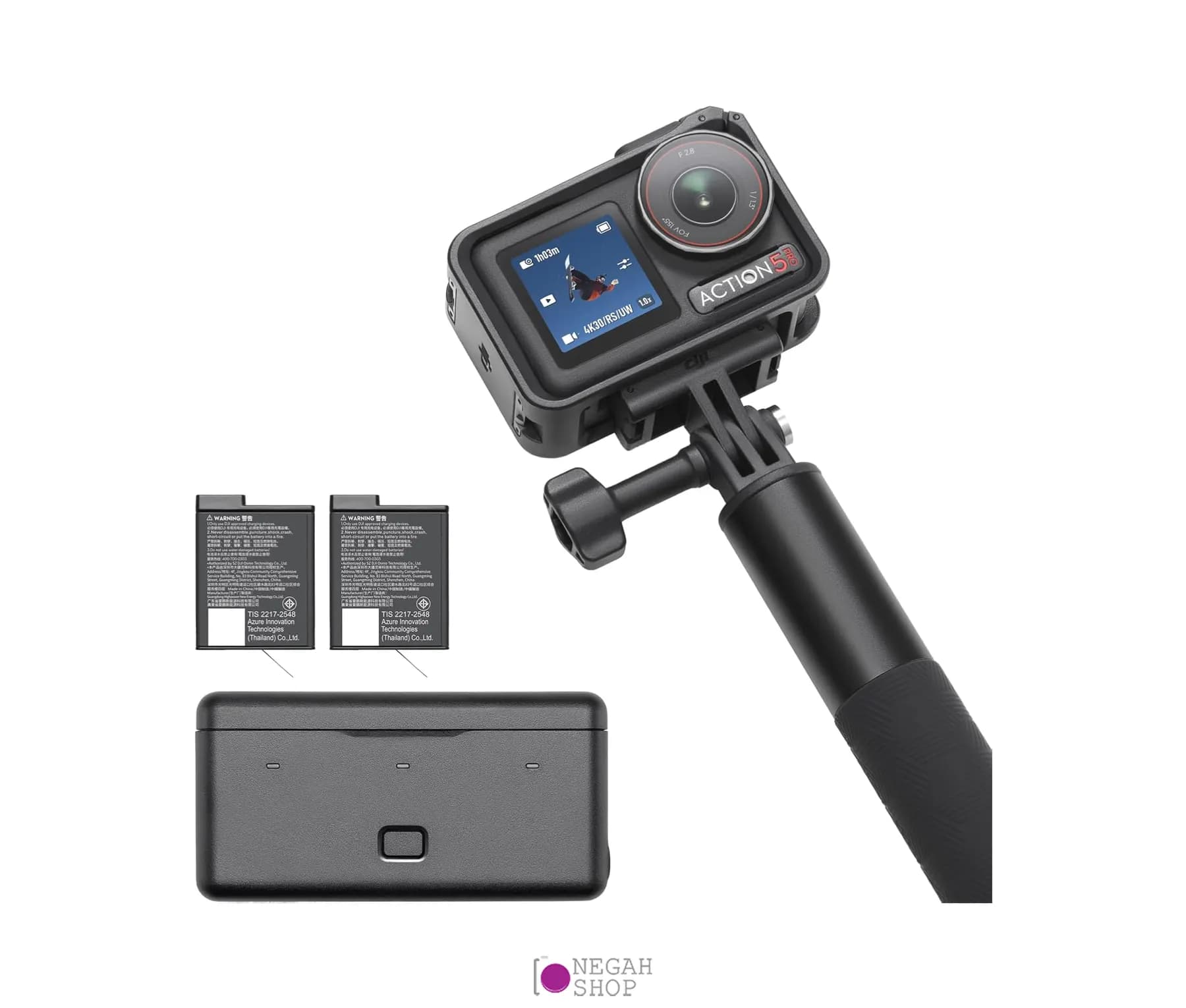 دوربین اسمو DJI Osmo Action 5 Pro Adventure Combo — تصویر ۷