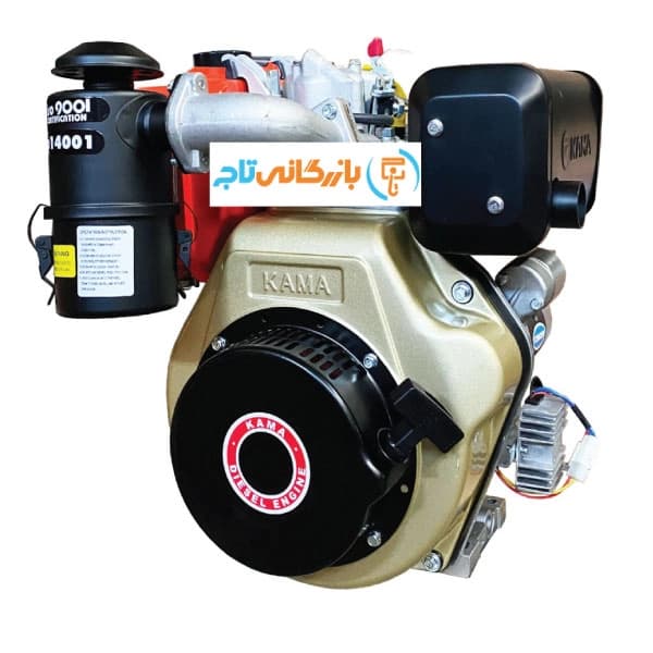 موتور تک دیزلی کاما 10 اسب بخار مدل KM186FA9E استارتی