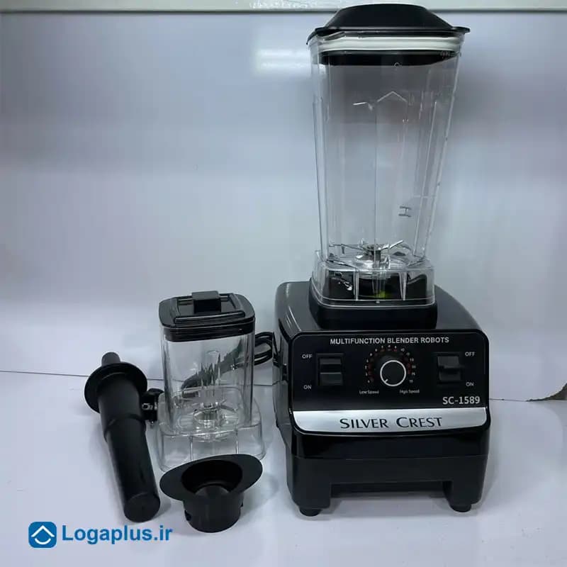مخلوط کن و آسیاب صنعتی 2 کاره سیلور کرست مدل SC-1589 توان 4500 وات — تصویر ۲