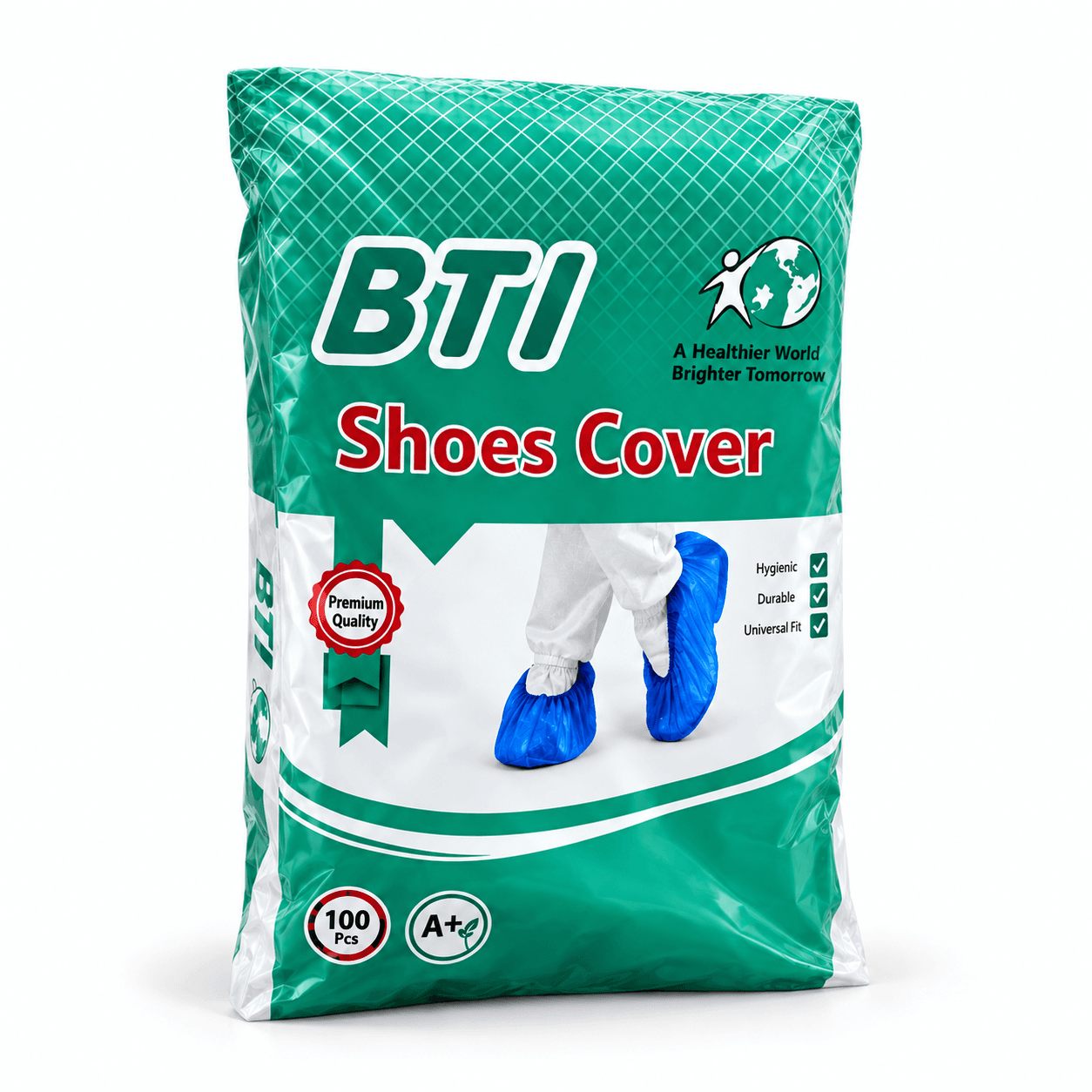 کاور کفش یکبارمصرف بی تی آی BTI بسته 100 عدد — تصویر ۲