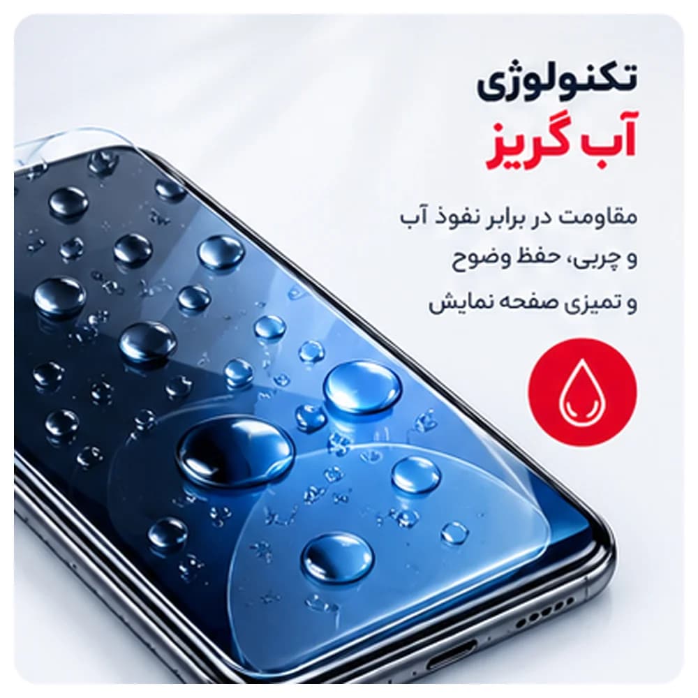 گلس نشکن نانو تکنو Tecno Pova 6 Neo 5G | محافظ صفحه 9H Anti Shock — تصویر ۷