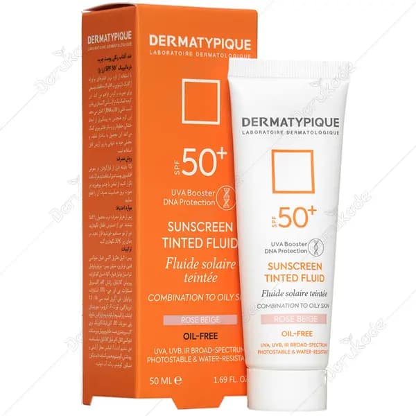 کرم ضدآفتاب رنگی فلویید SPF50 (رز بژ) پوست چرب