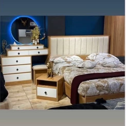 سرویس خواب کامل مدل R20 با کفی تخت پارس مبلمان فرنا مدل 1145240