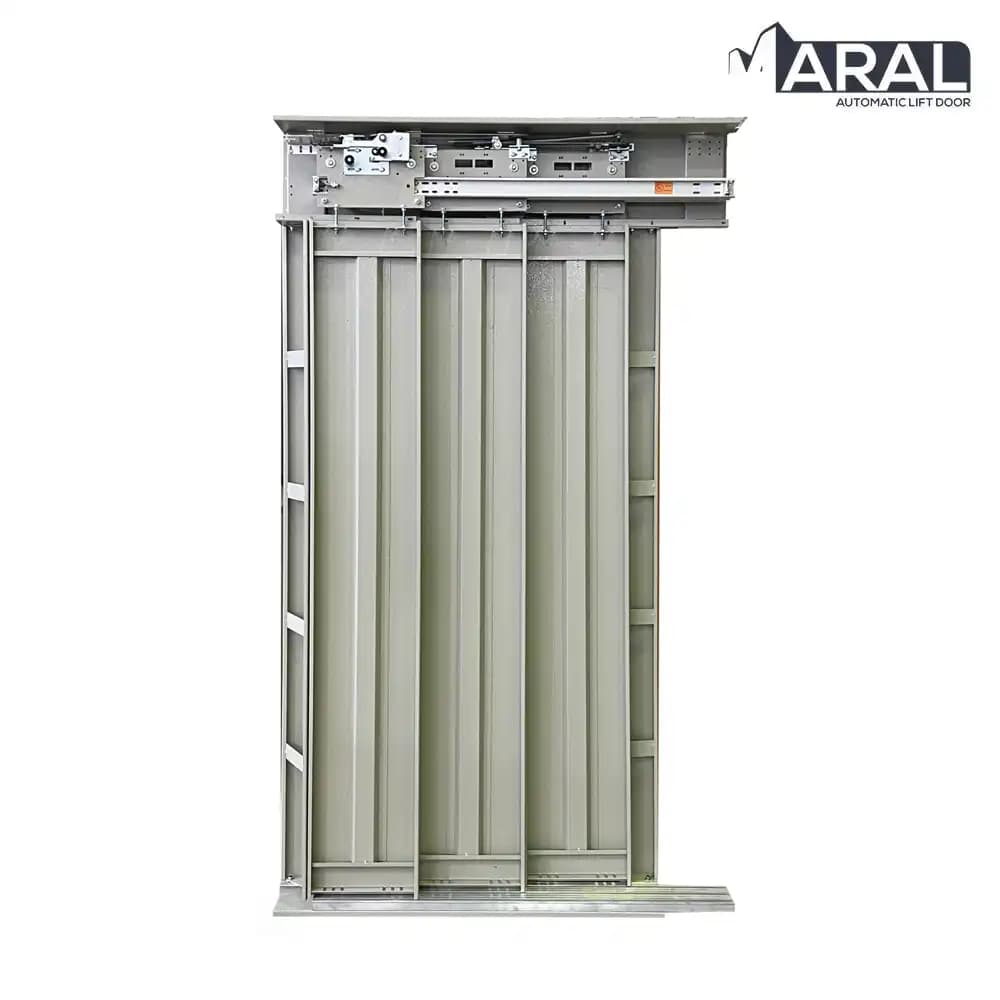 درب طبقه آسانسور تلسکوپی سه لته مارال پلاس عرض 110