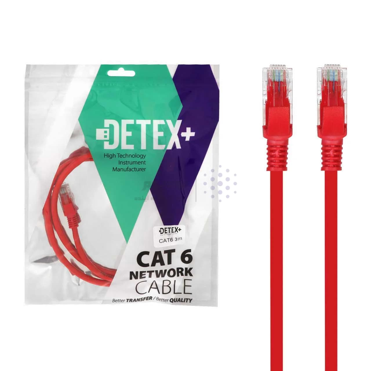 کابل شبکه 3 متری DETEX+ Cat6 — تصویر ۴