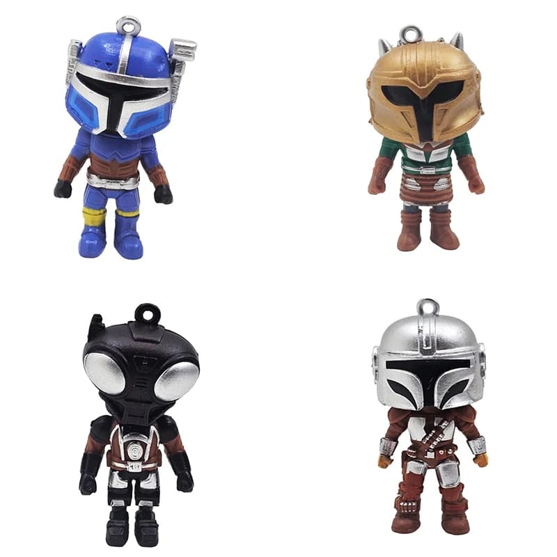 فیگور بیبی یودا و ماندلورین سری جنگ ستارگان (استار وارز) Starwars مجموعه 10 عددی — تصویر ۳