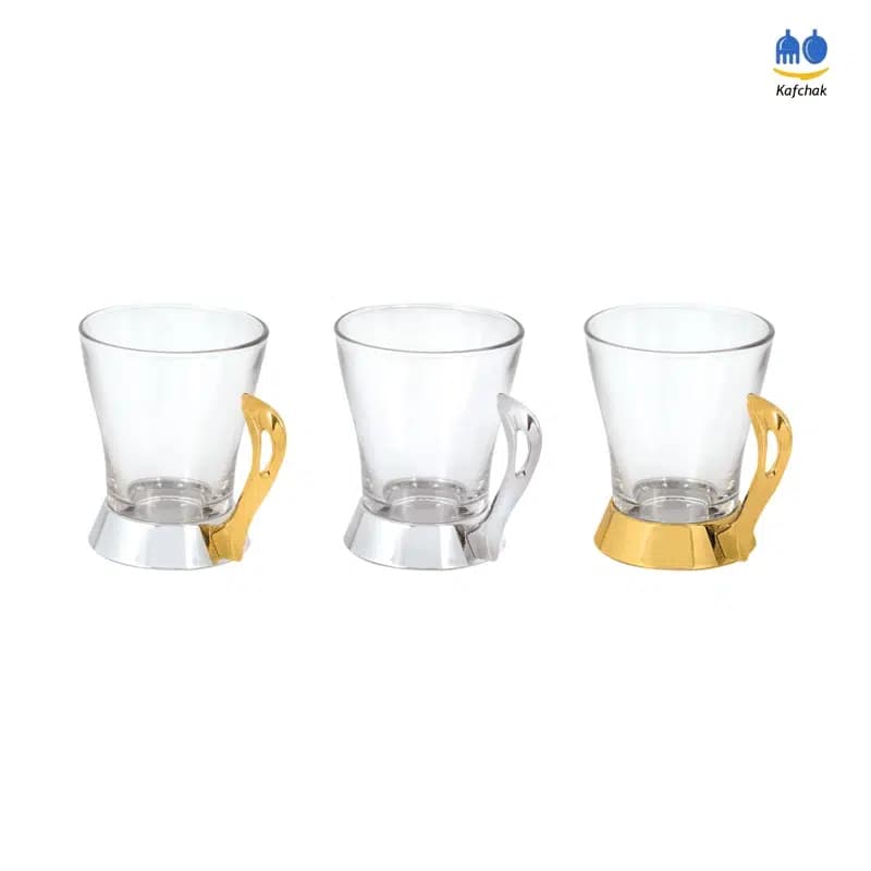 ست فنجان پرتی – مدل فلیم – شیشه پیرکس زاماک