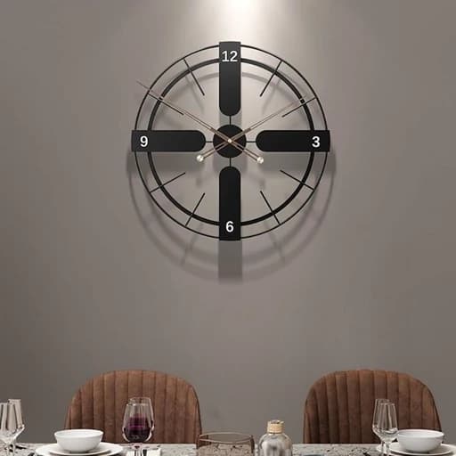 ساعت دیواری مدرن فلزی H163 فیلبندشاپ مدل 840397