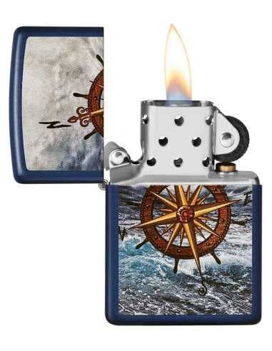 فندک زیپو طرح قطب نما Zippo 49408 (COMPASS DESIGN) — تصویر ۳