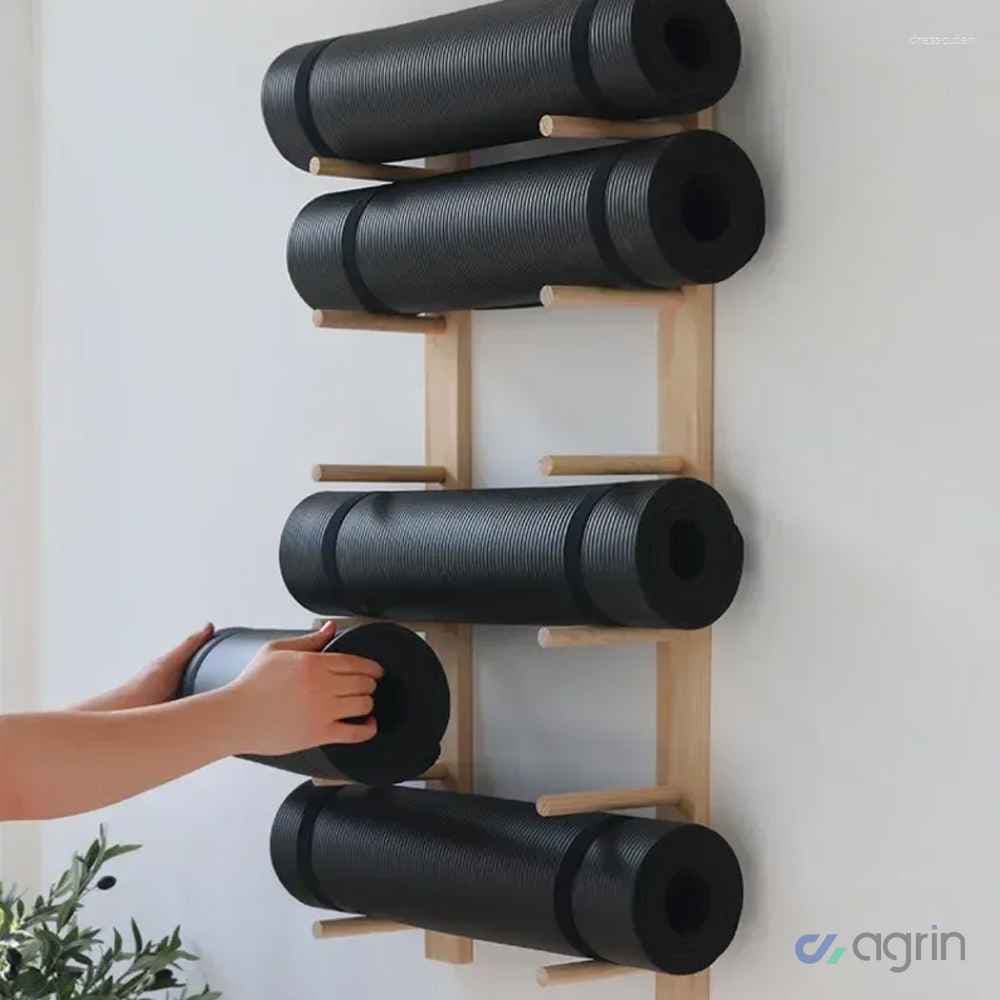 رک چوبی دیواری مت یوگا مدل AGN — تصویر ۴