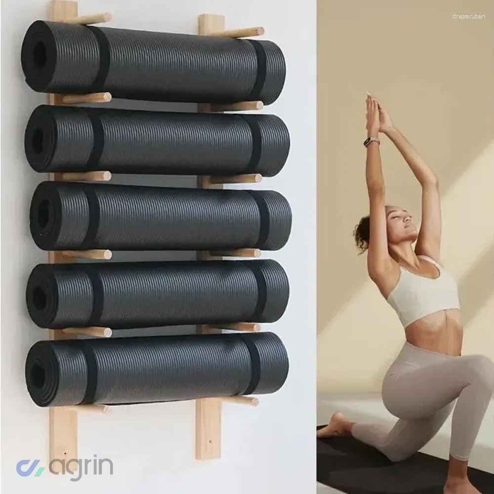 رک چوبی دیواری مت یوگا مدل AGN — تصویر ۷