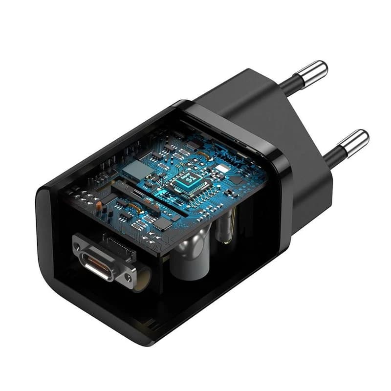 شارژر دیواری فست 25 وات بیسوس Baseus GAN5 1C 25W P10110909113-00 EU (اورجینال با گارانتی) — تصویر ۱۰
