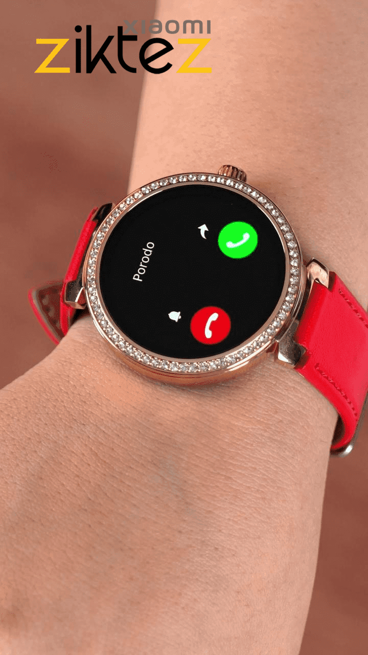 ساعت زنانه هوشمند پرودو Porodo Belle Smart Watch AMOLED Display گلوبال(اورجینال ارسال فوری)