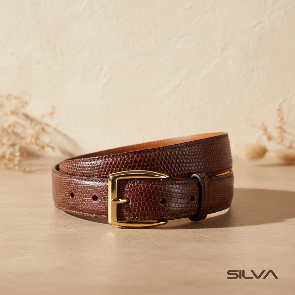 کمربند مردانه چرم طبیعی مدل Belt 08 | سیلوا چرم
