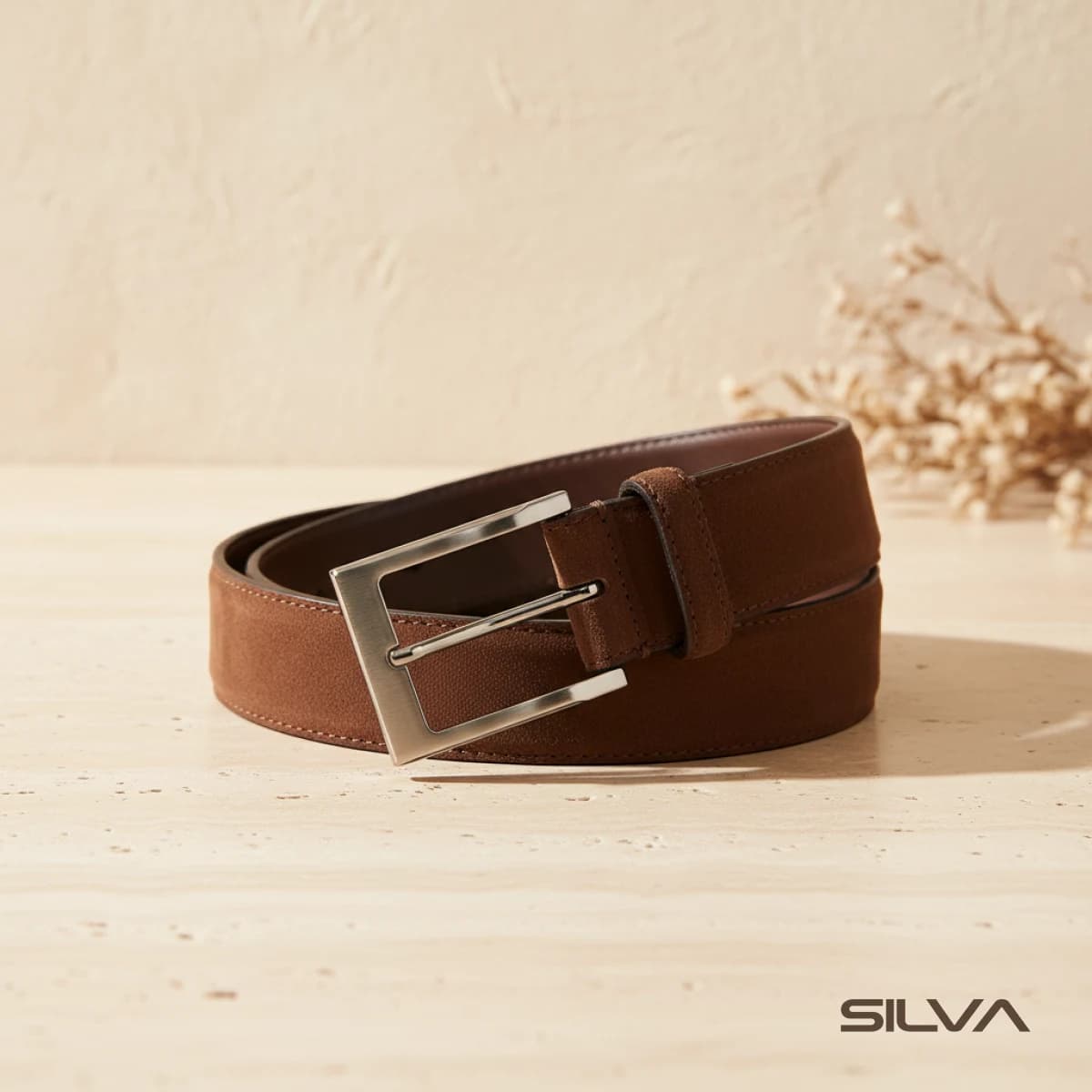کمربند مردانه چرم طبیعی مدل Belt 06 | سیلوا چرم