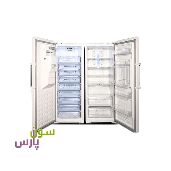 یخچال فریزر دوقلو الکترواستیل سری یونیک پلاس مدل ES23MW (جدید) — تصویر ۳