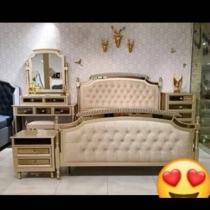 سرویس خواب آینه کاری مبلمان یاس مبلمان فرنا مدل 1145070