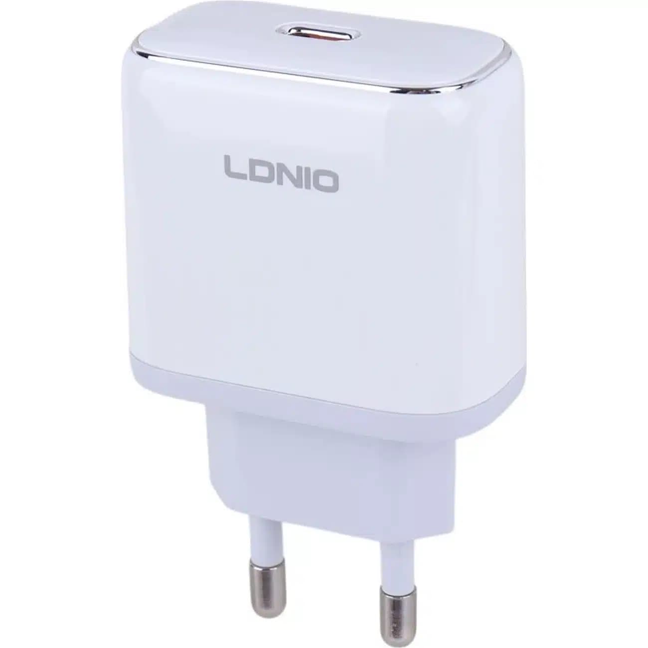 شارژر دیواری 45 وات الدنیو LDNIO مدل Q1415 با کابل تایپ سی — تصویر ۱۱