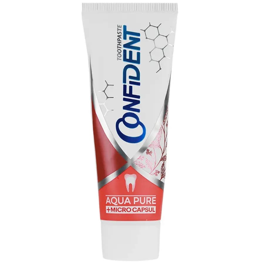 خمیر دندان ژله ای کانفیدنت مدل Aqua Pure (آکوا پیور) حاوی ویتامین وزن 100 گرم